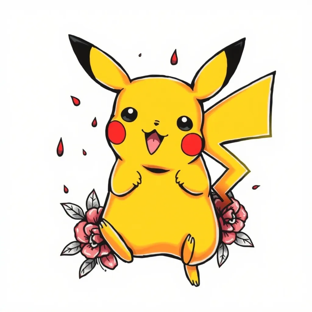 炫酷皮卡丘 tatouage