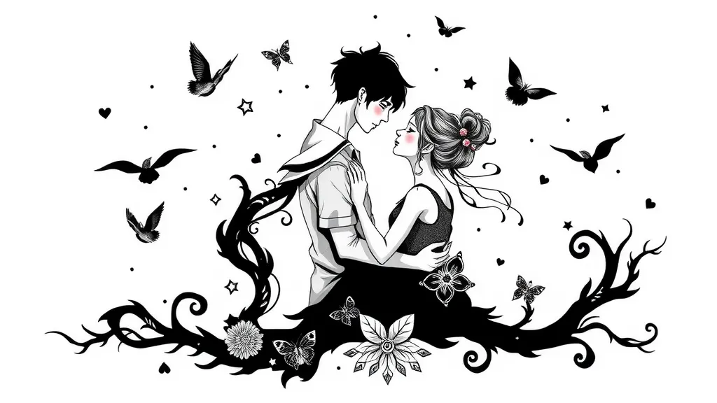 情侣，无尽的爱 وشم