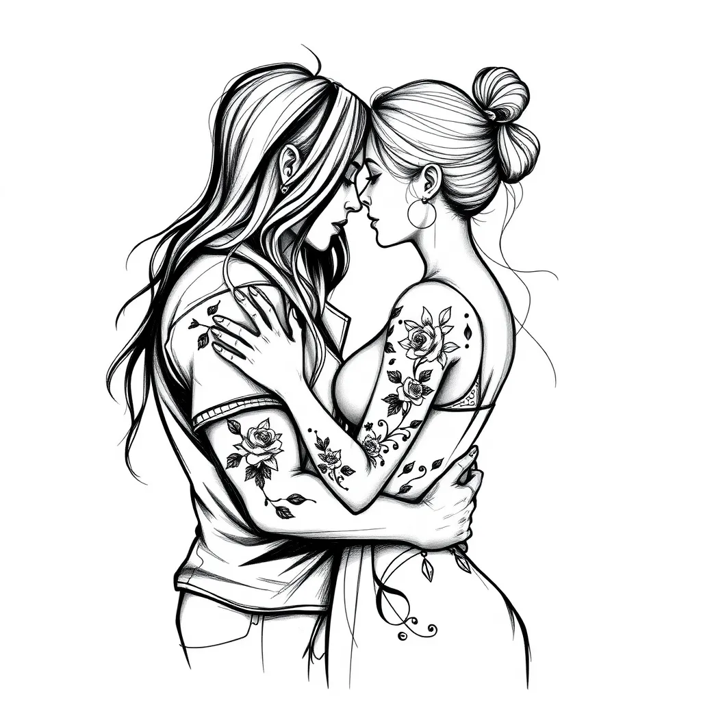 tatuaje para parejas татуировка