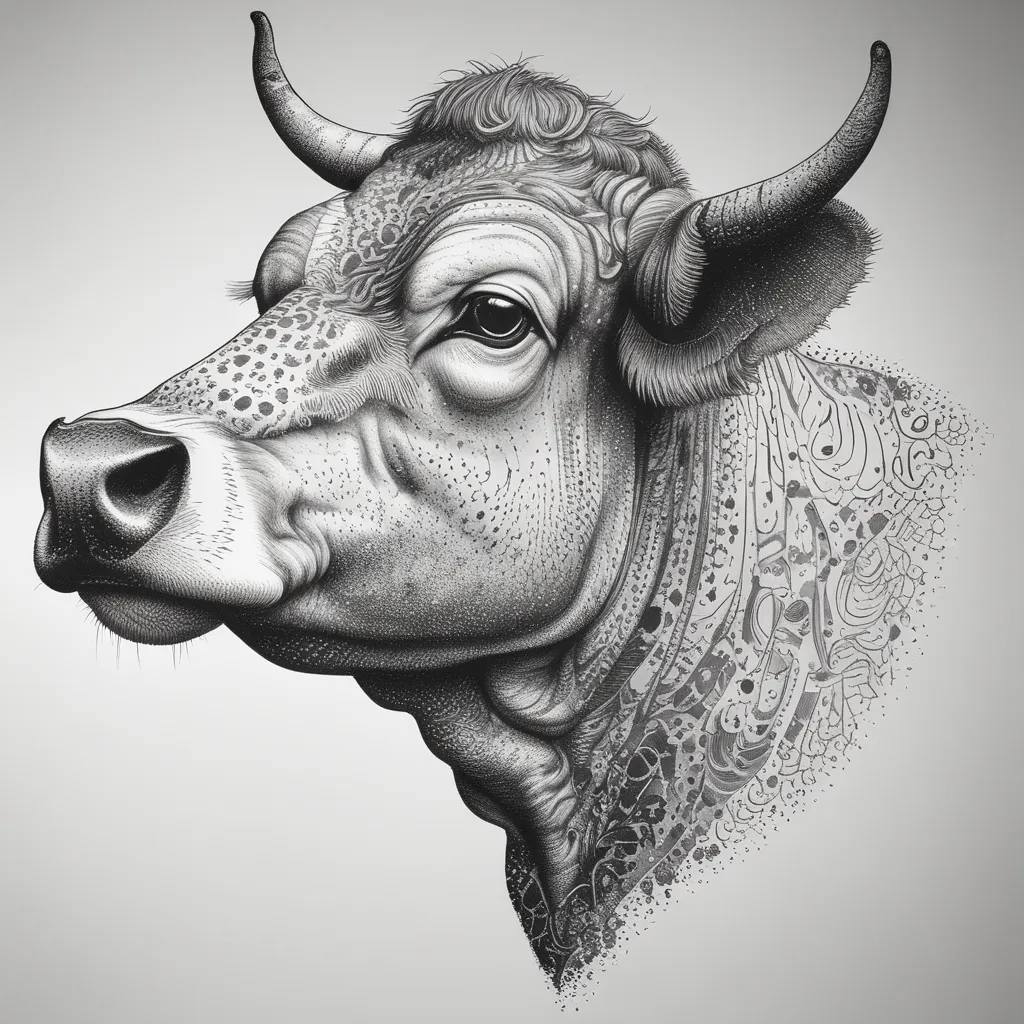 cow tatuagem