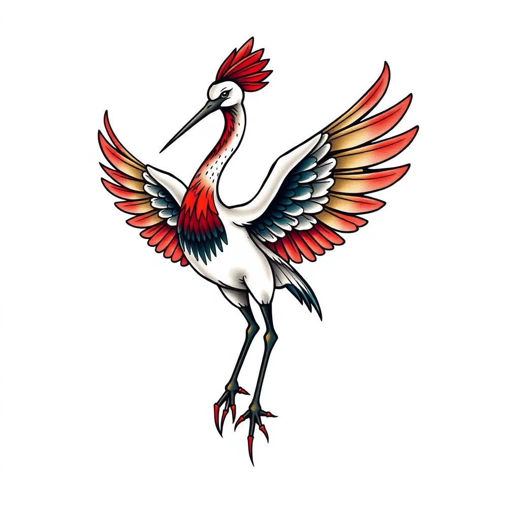 crane tatuaggio