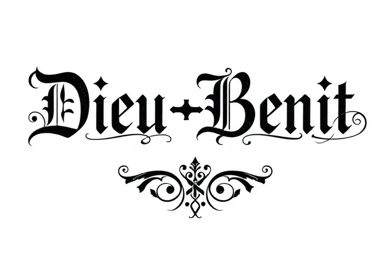 Créez des designs de tatouages basés sur le prénom ‘Dieu-Benit’. Intégrez des éléments symboliques comme la spiritualité, des motifs divins, des croix, ou des représentations de bénédictions. Explorez des styles variés : calligraphie élégante, minimalisme, ou art détaillé.
 tattoo