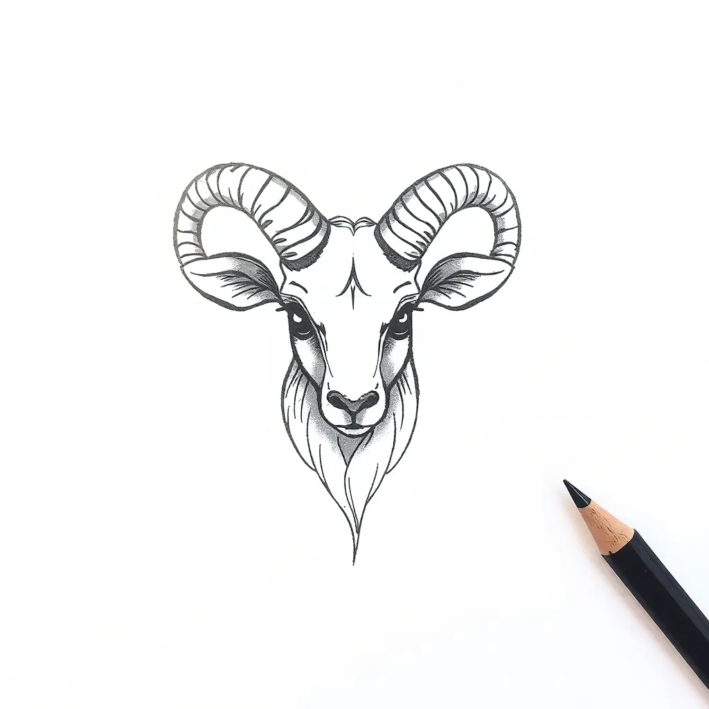 可爱的白羊座纹身 τατουάζ