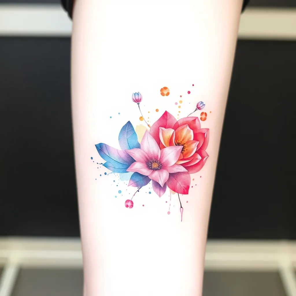 cute pieces colorful designs tattoo  татуировка