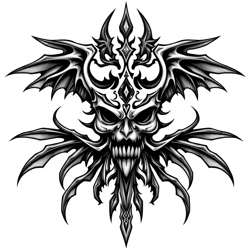 Cyber Tribal tatuering