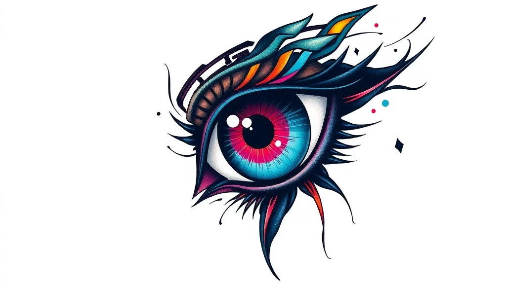 cyberpunk eye tatuering