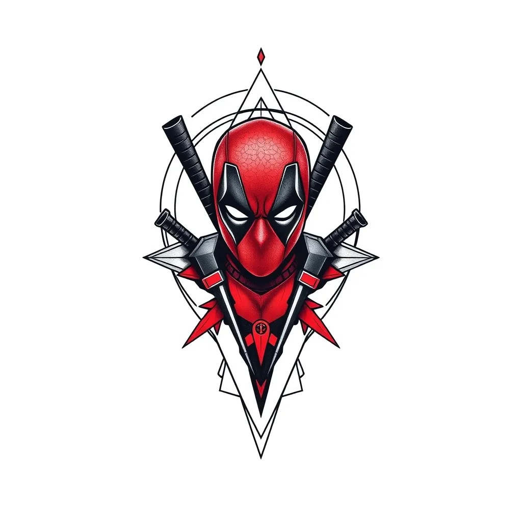 deadpool tatuagem