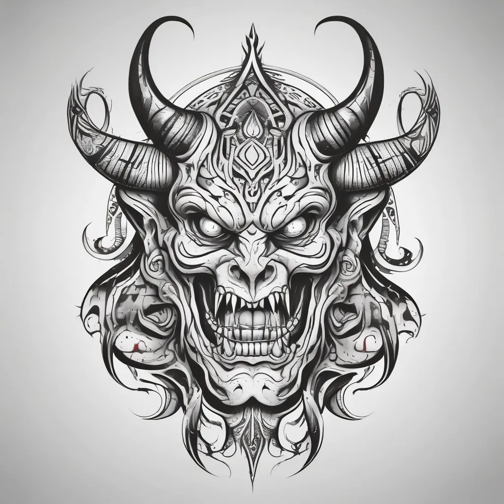 demon tatouage