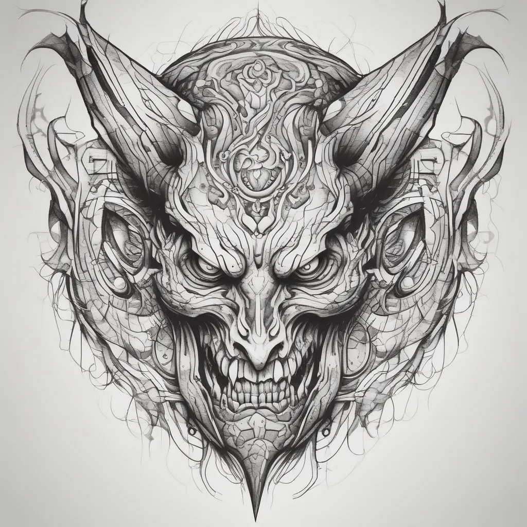 demon tatouage