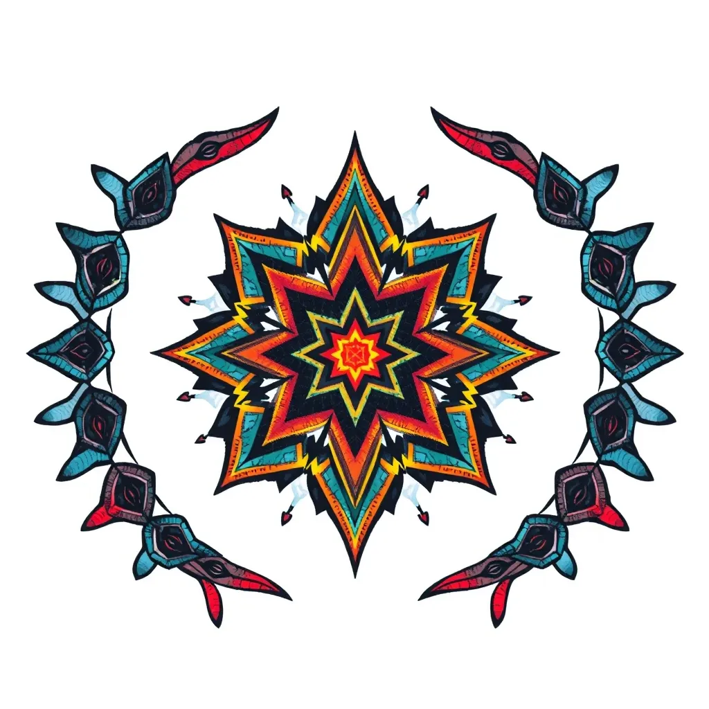 Design geometric وشم