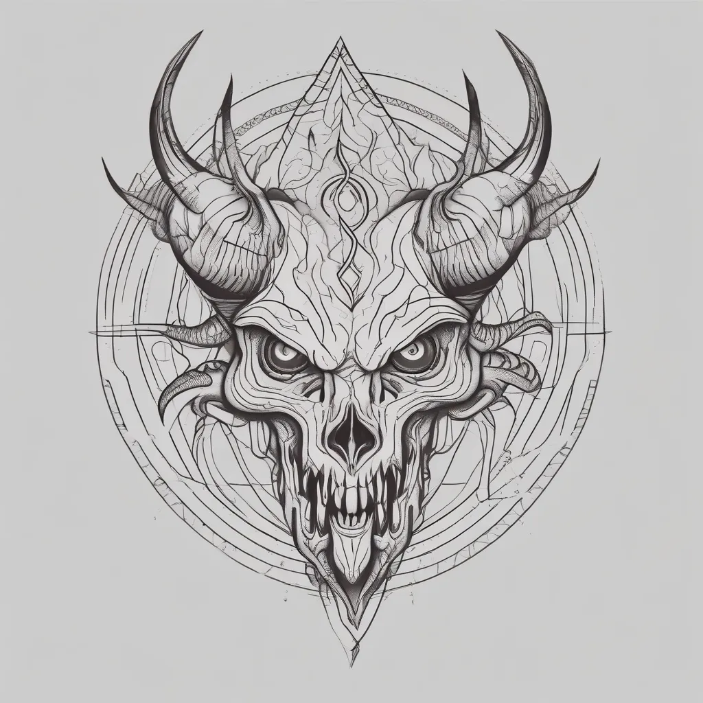 Diablo inspired for hand tatuering