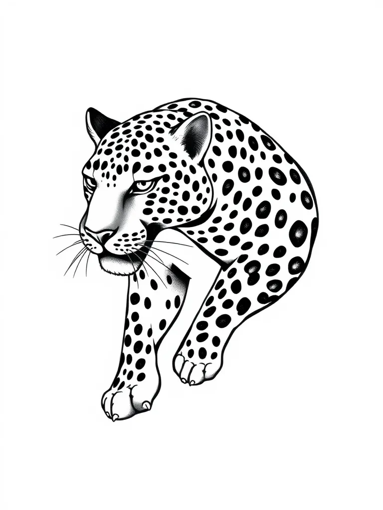 dionysus leopard tatuering