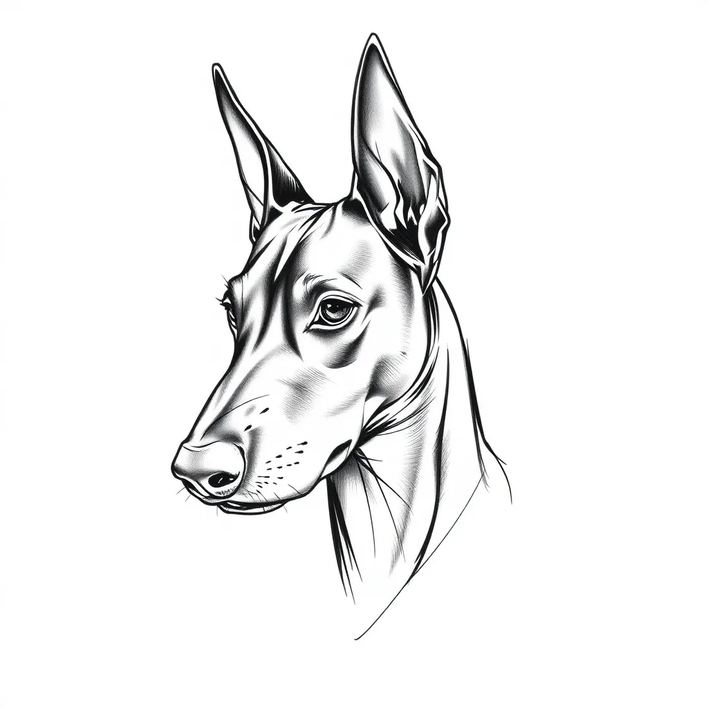 doberman tattoo