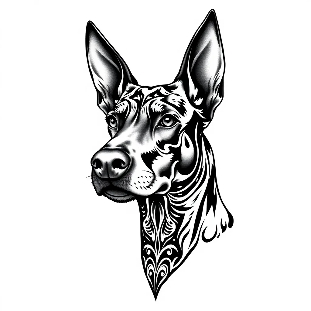 doberman tattoo