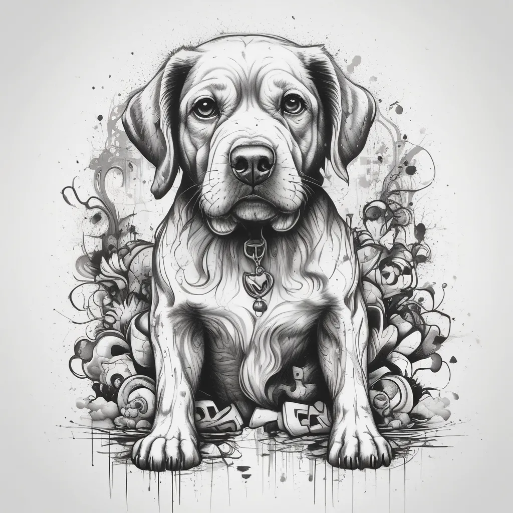 Dog tatuaje