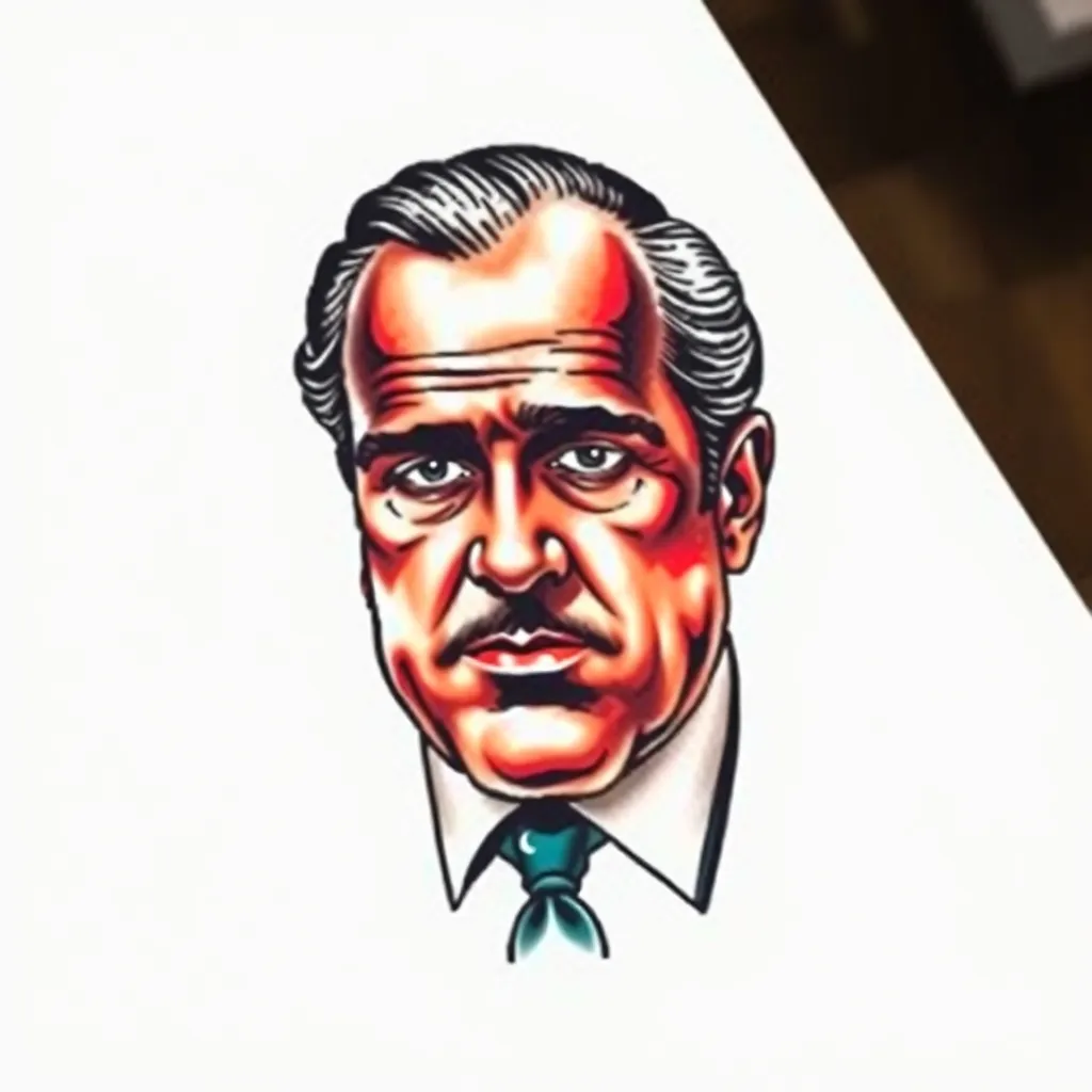 Don Vito Corleone  tatuointi