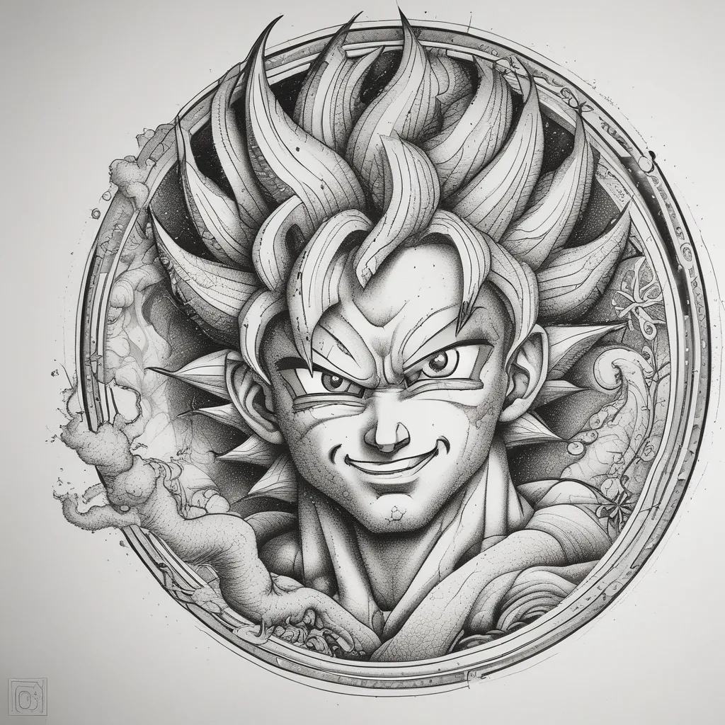 dragon ball tatuointi