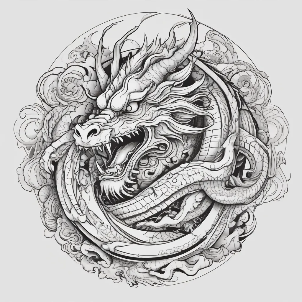 龍 tatuaje