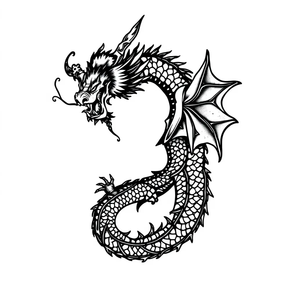 dragon tattoo