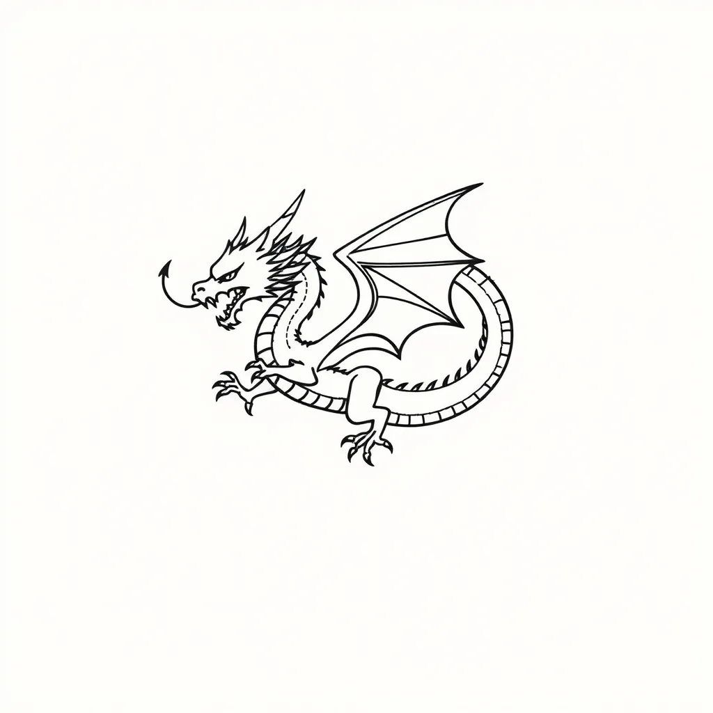 Dragon tatuaż