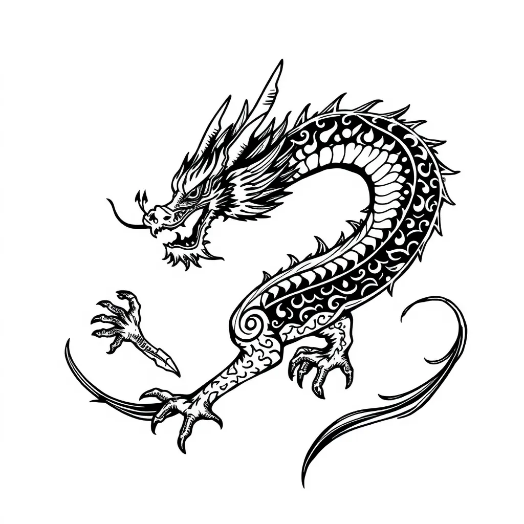 dragon tattoo