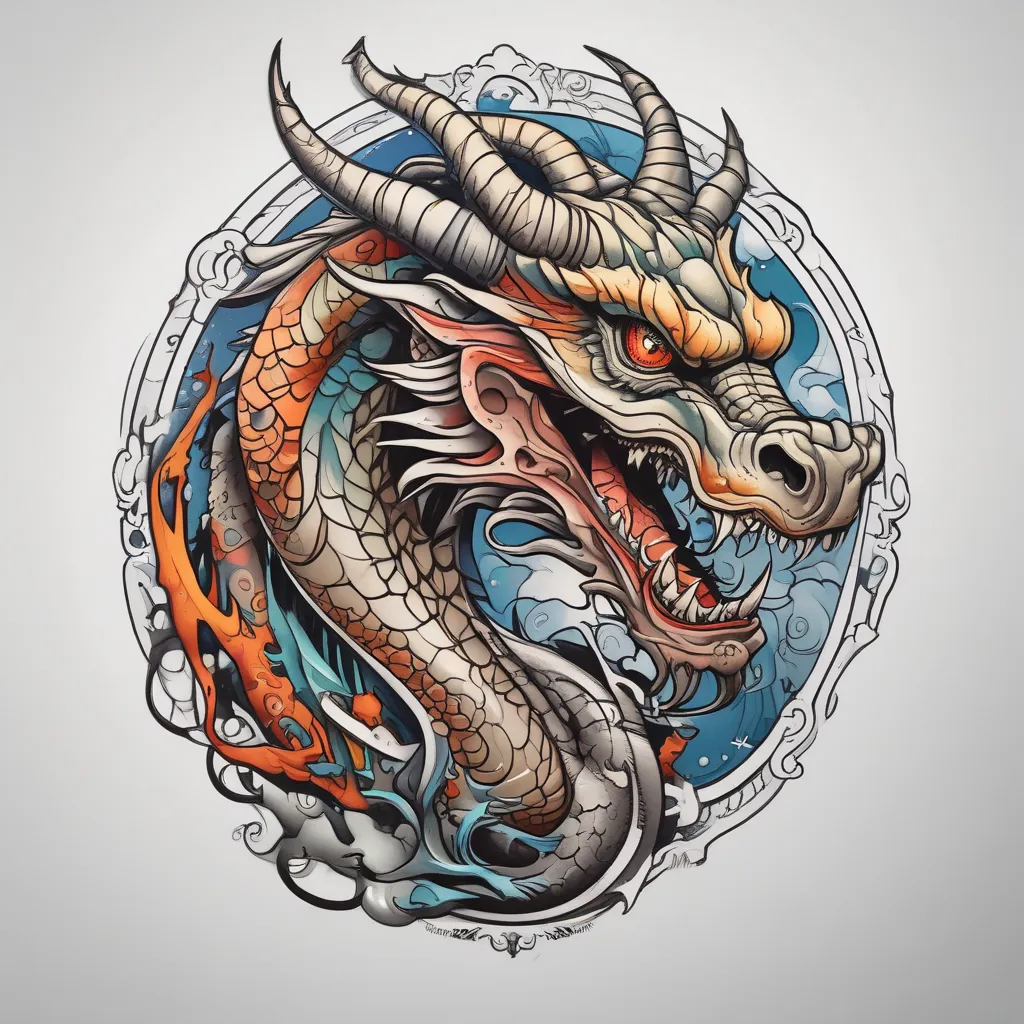 Dragon tatuaggio