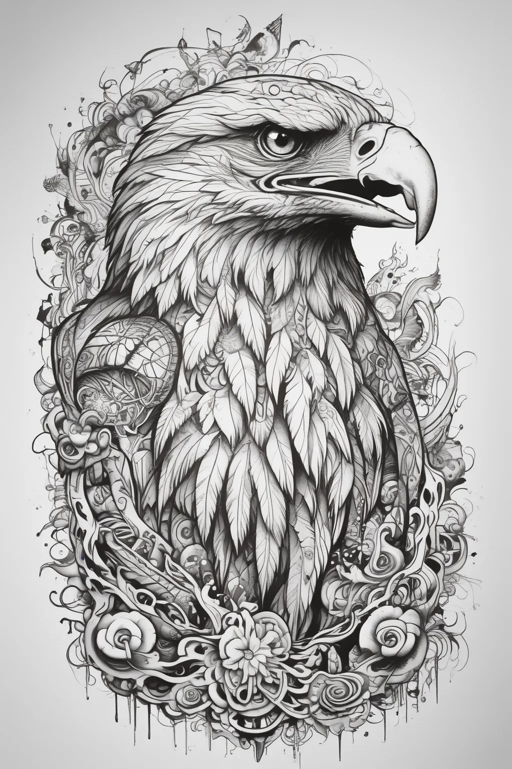 Eagle azerbaijan tatuering