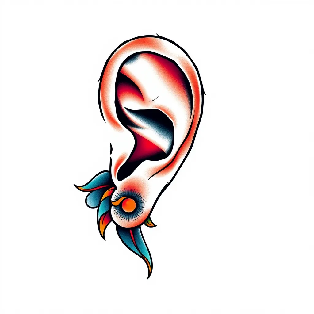 ear tattoo