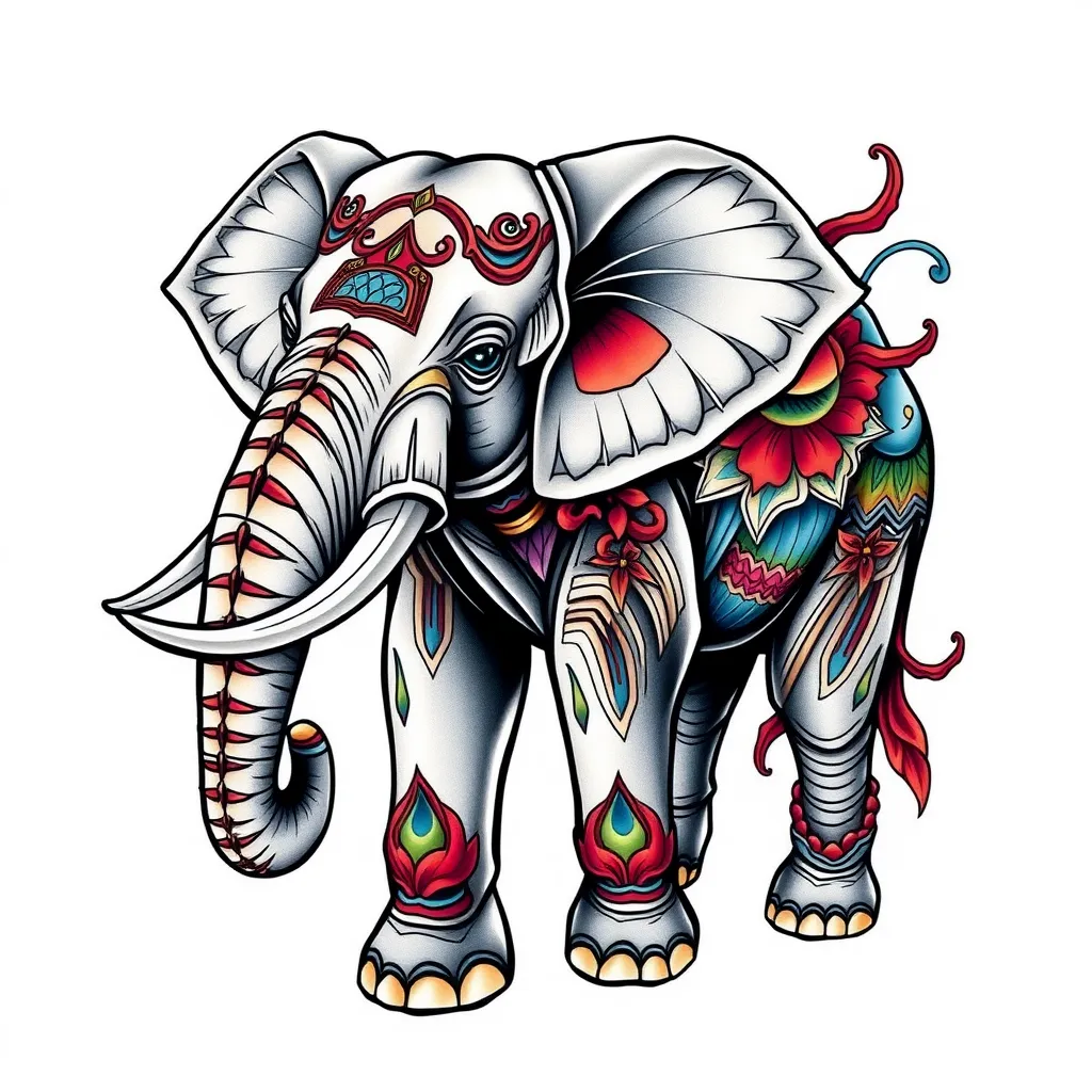 elephant tattoo