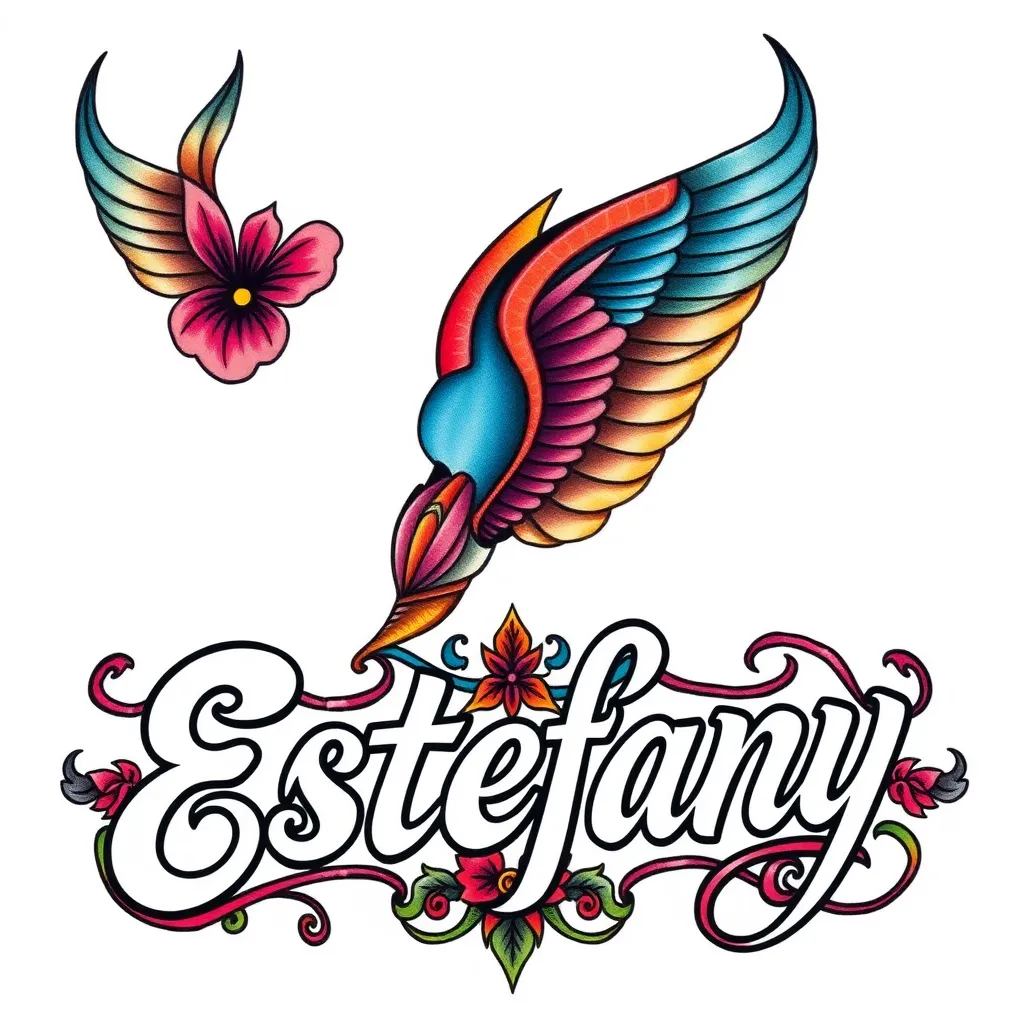 Nome Estefany tattoo