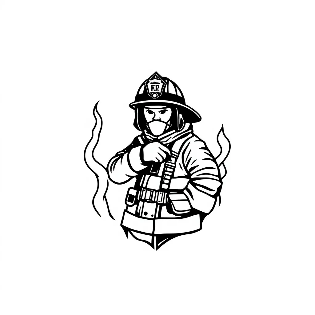 Firefighter tatuaje