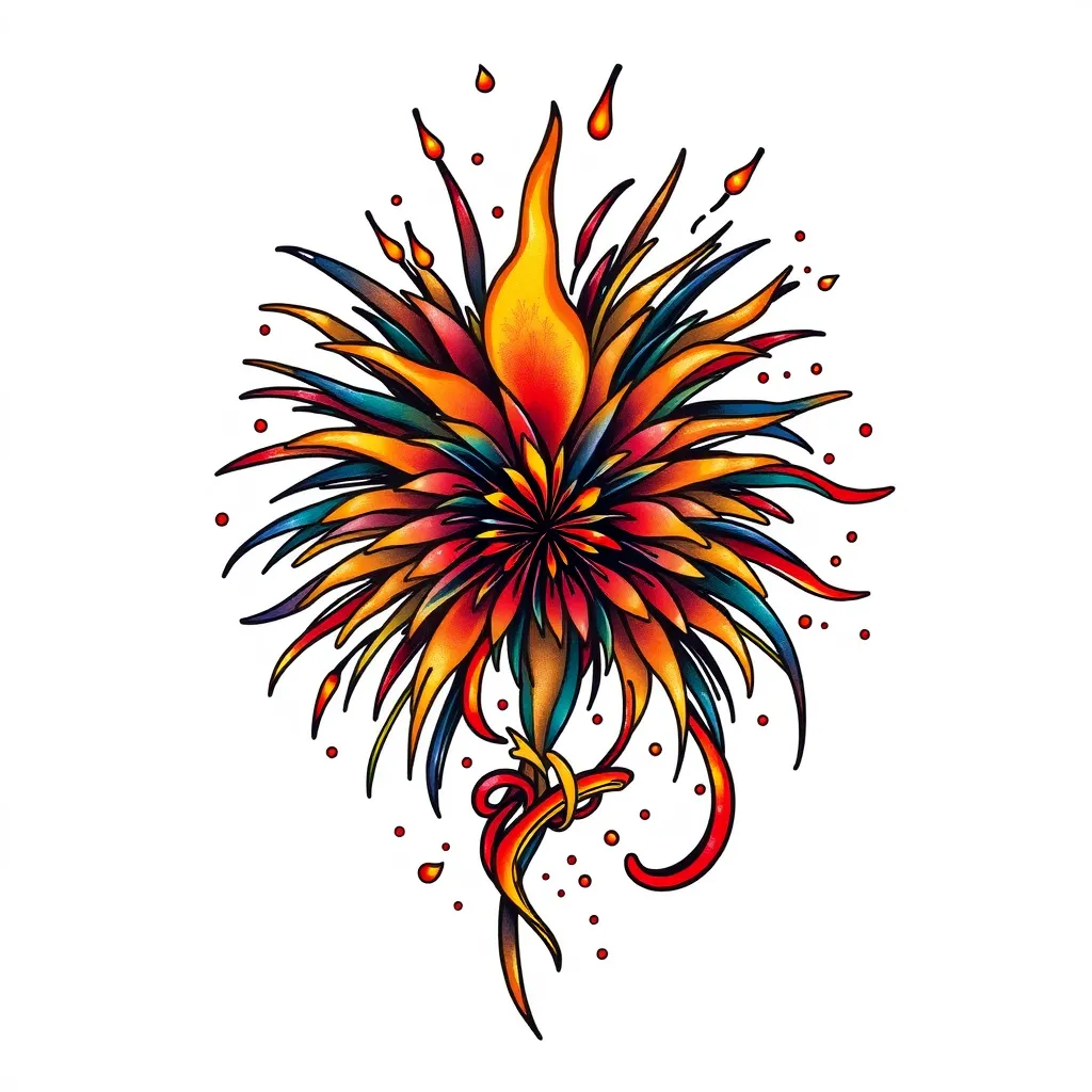 firework tatuagem