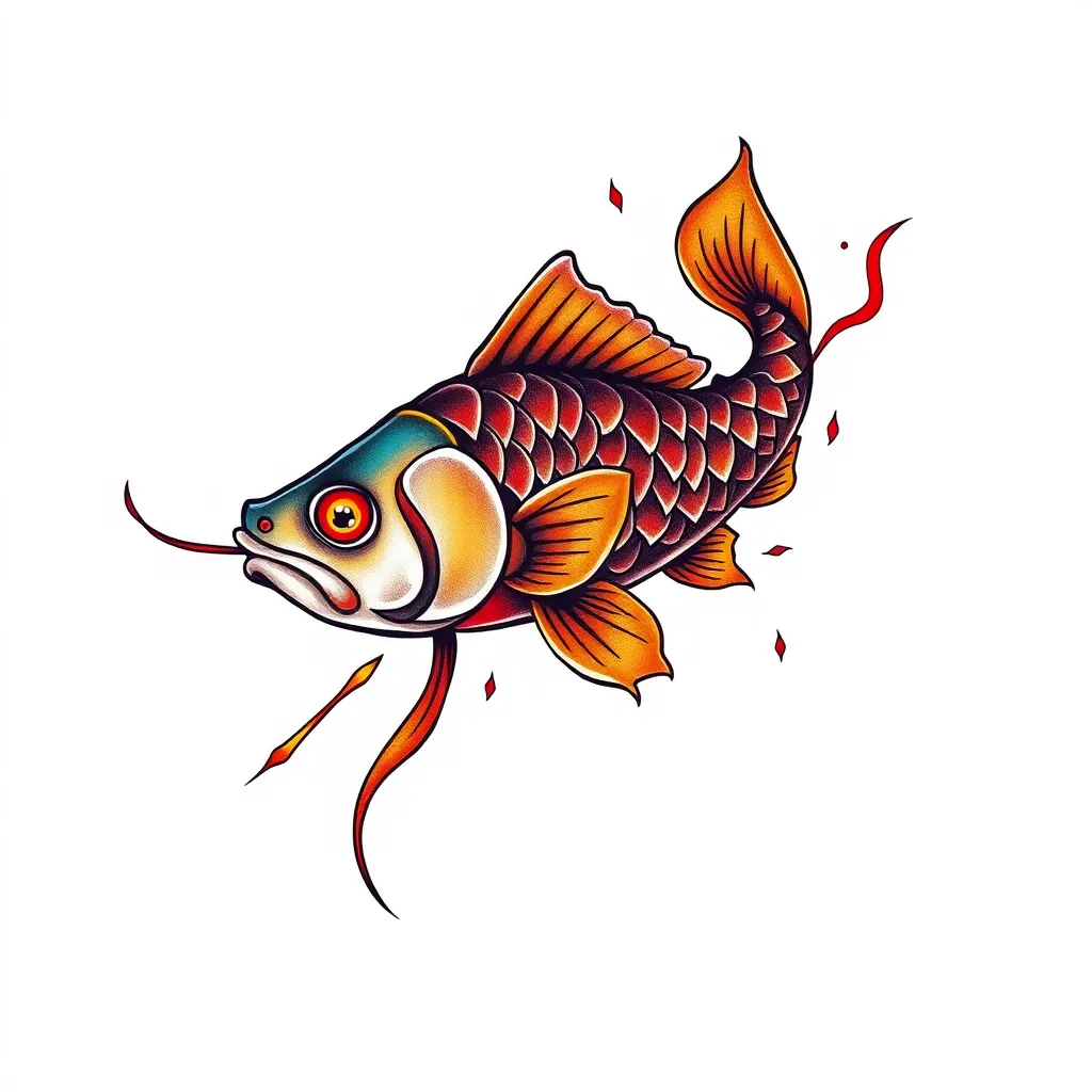 Fish electric tatoeage