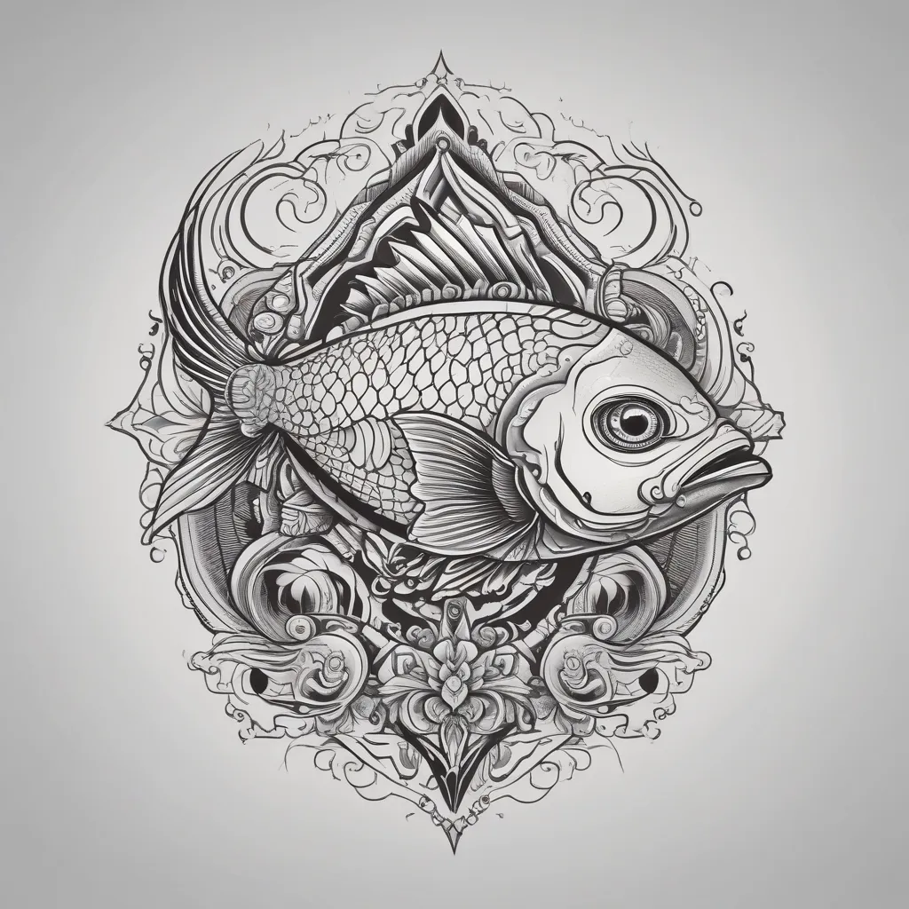 signo de peixes  문신