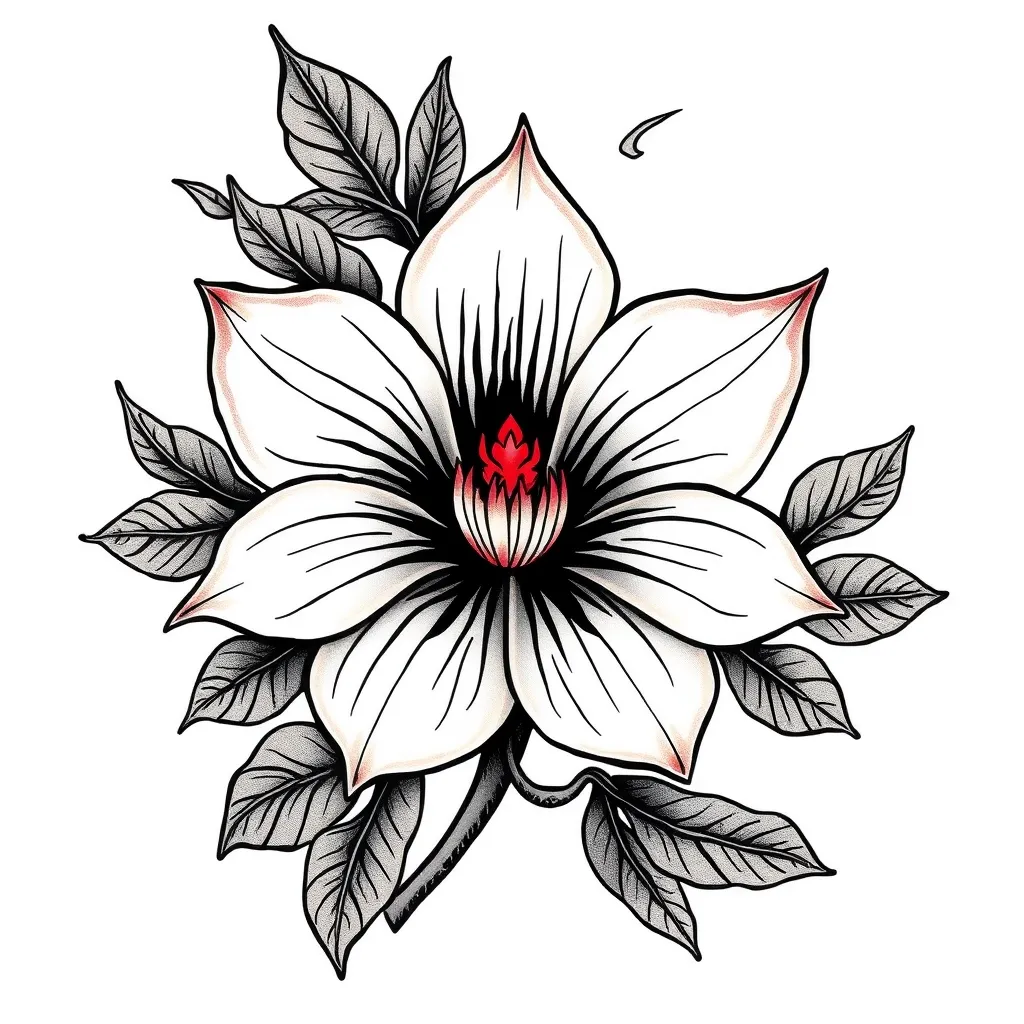 Fleur tatuagem