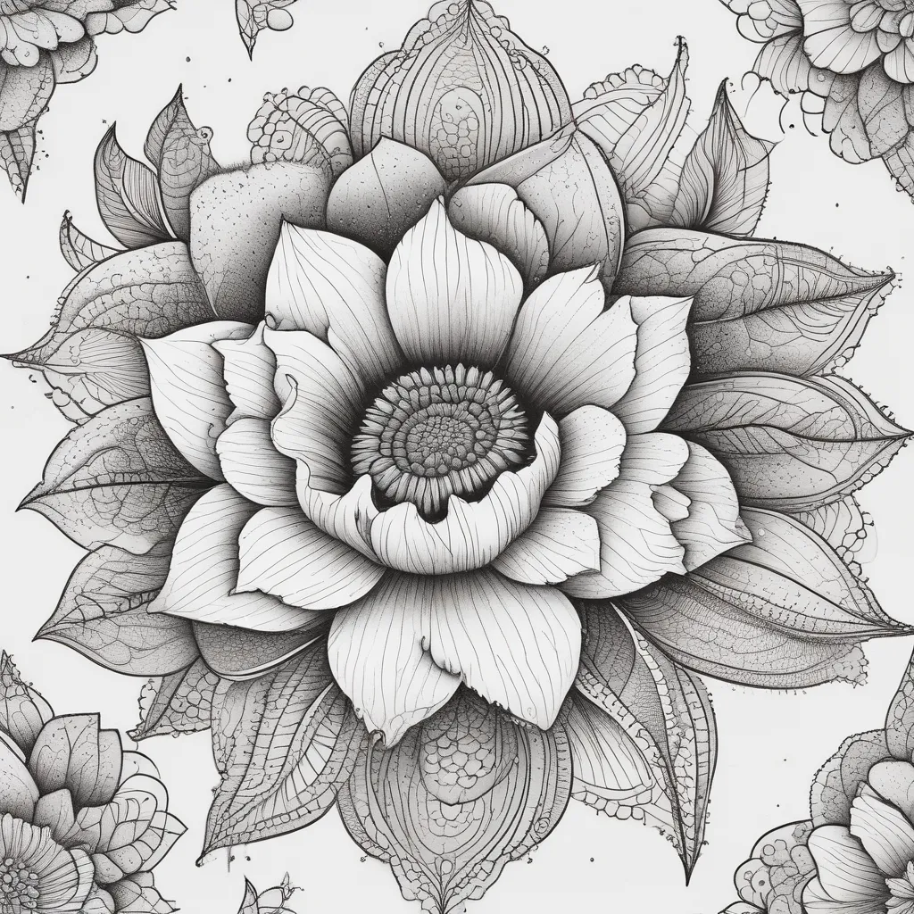 flower tatuering