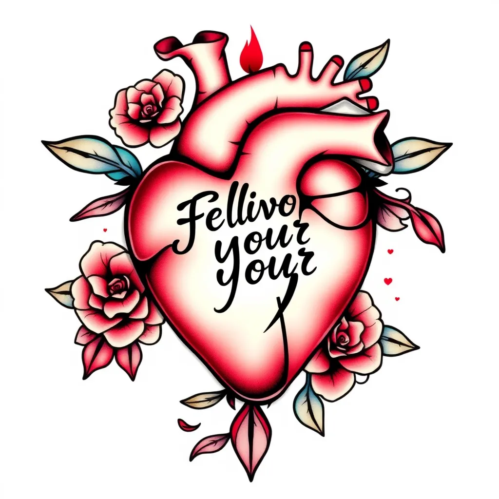 Follow your heart tattoo