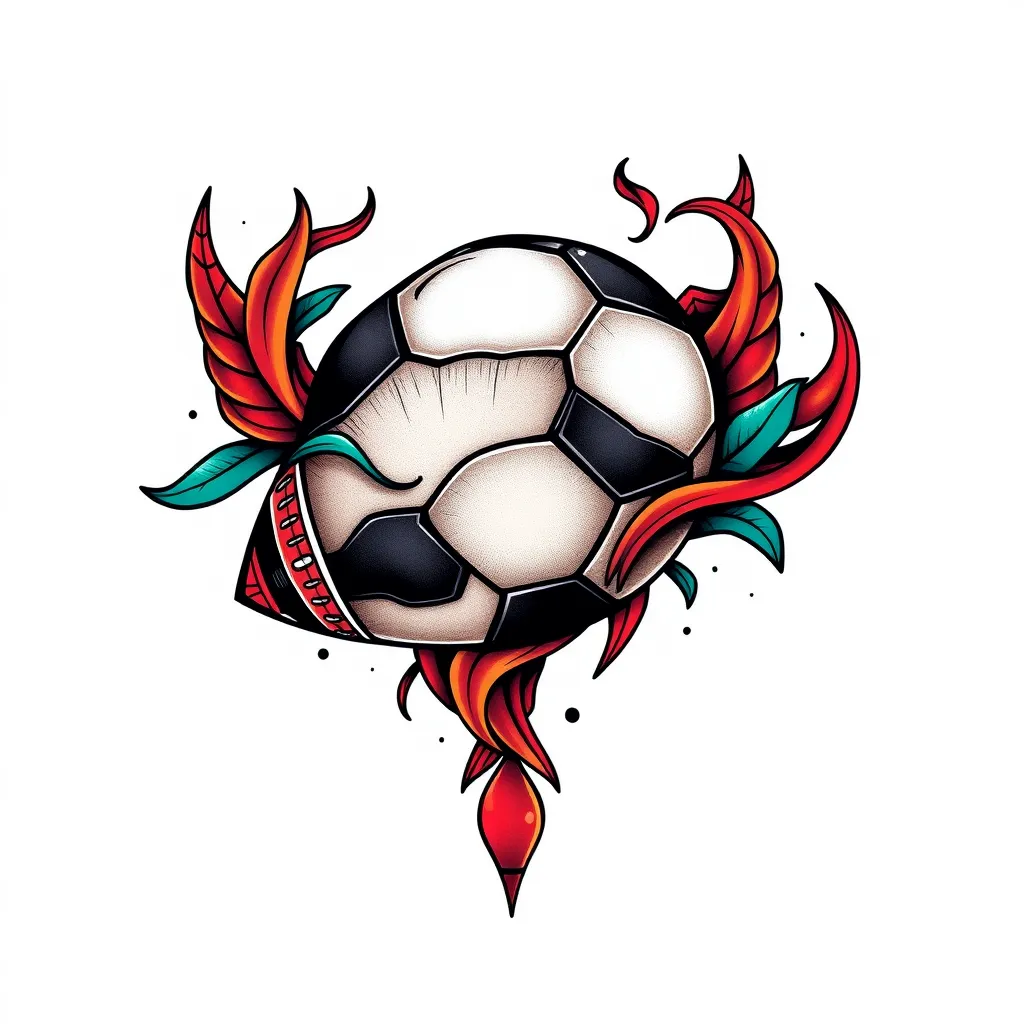 Football tatuagem