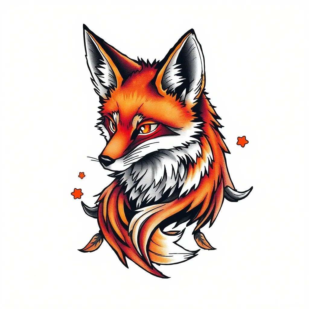 fox tatouage
