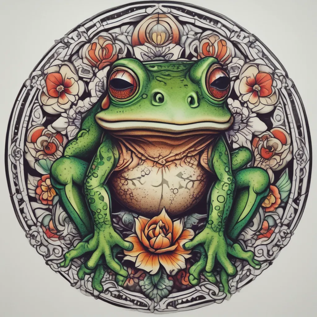 frog  tatuagem