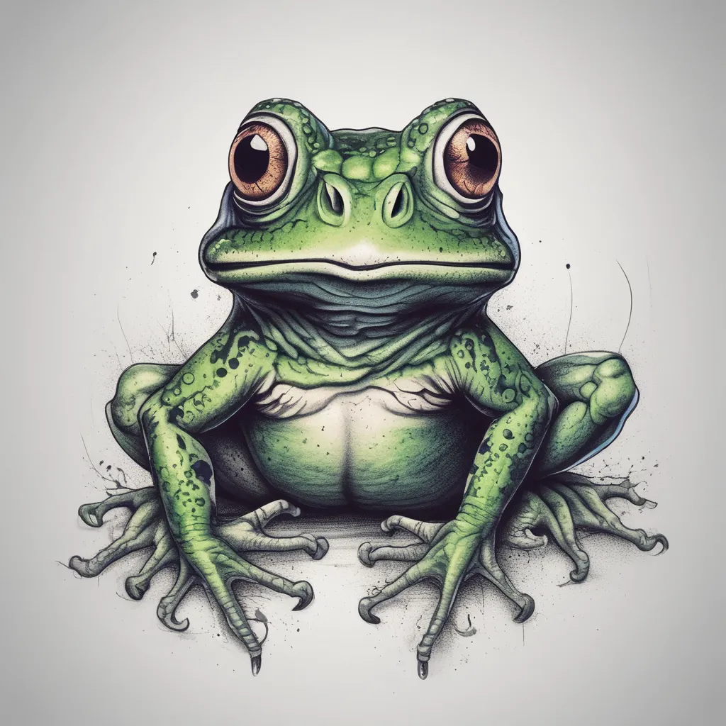 Frog tattoo