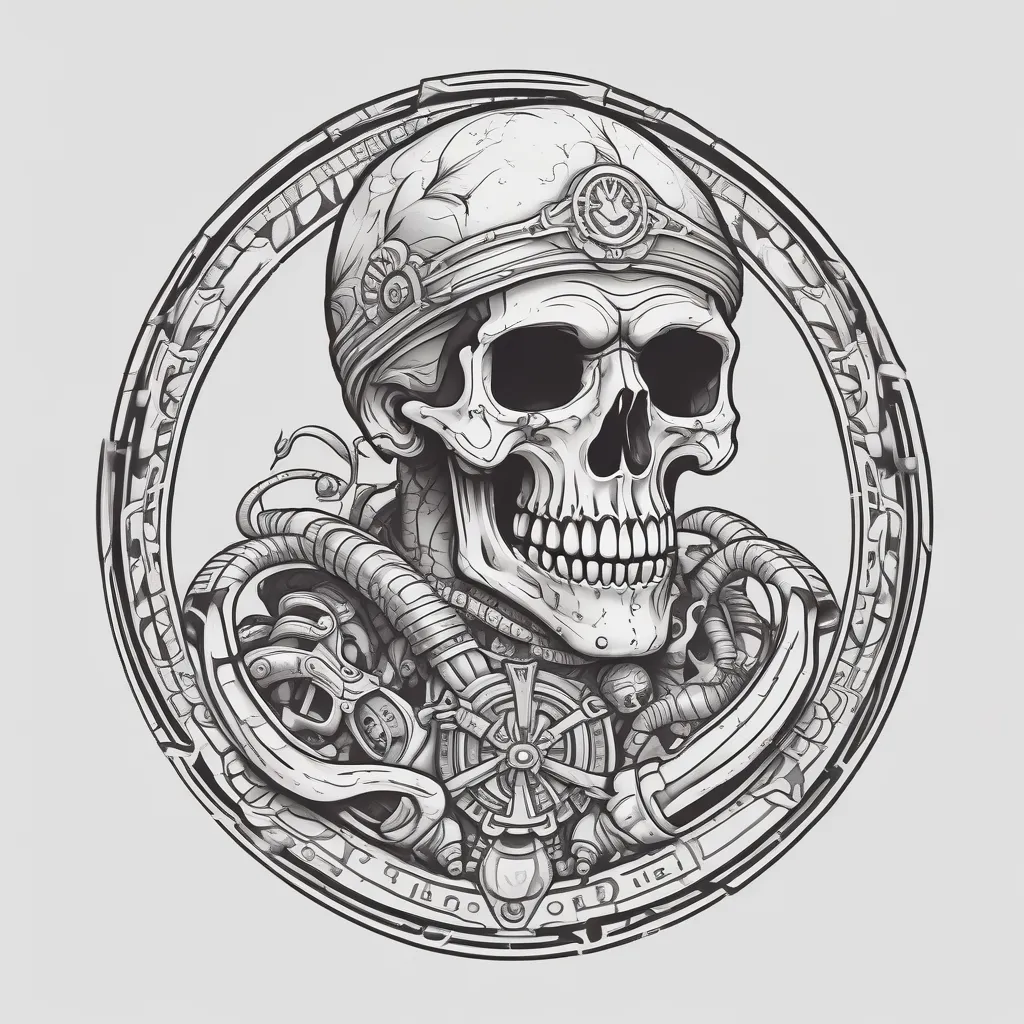 gamedev or die biker logo 문신