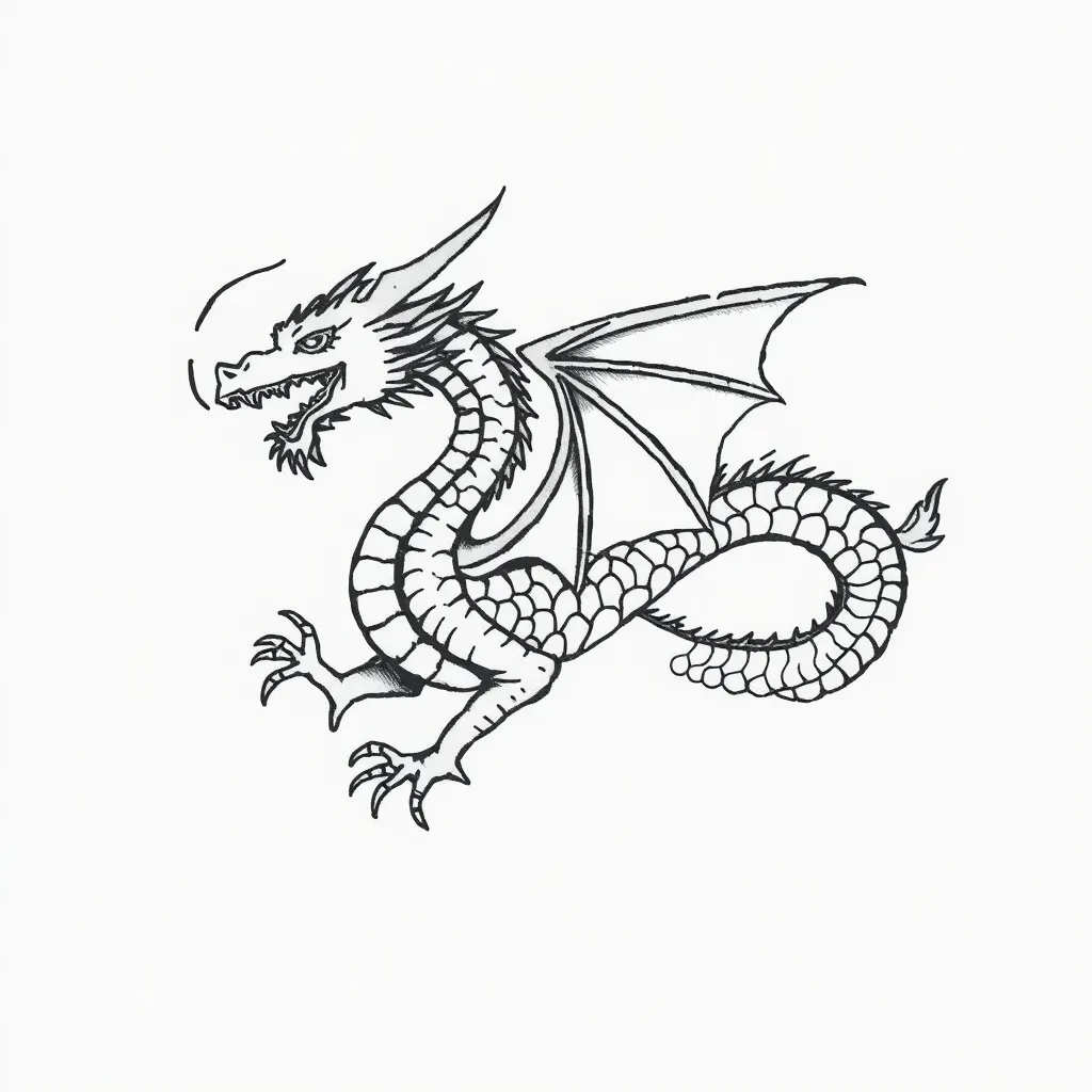 generato dragon tatttoo татуировка
