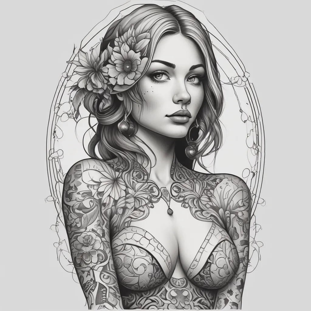 girl boobs tatouage