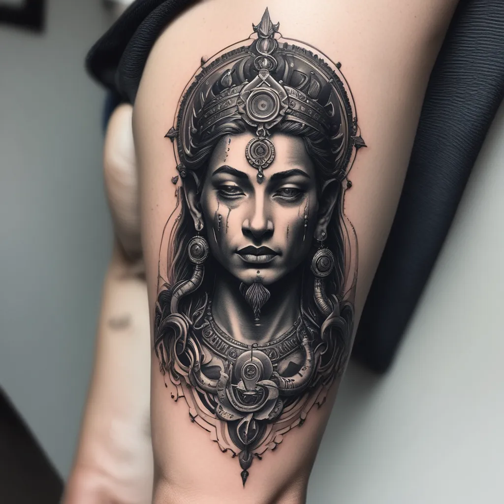 God shiv  tattoo