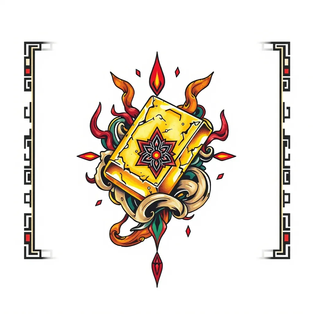金元宝 tatuaje