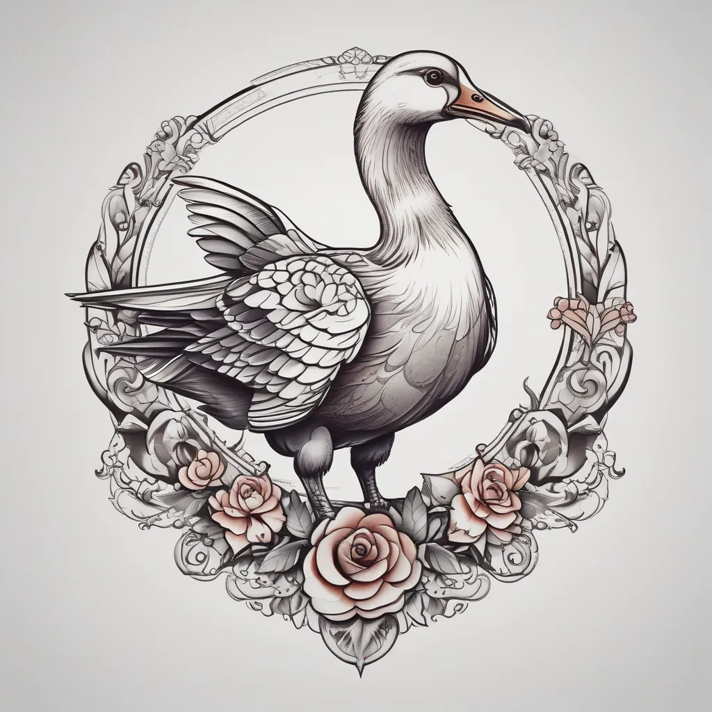 Goose  tattoo