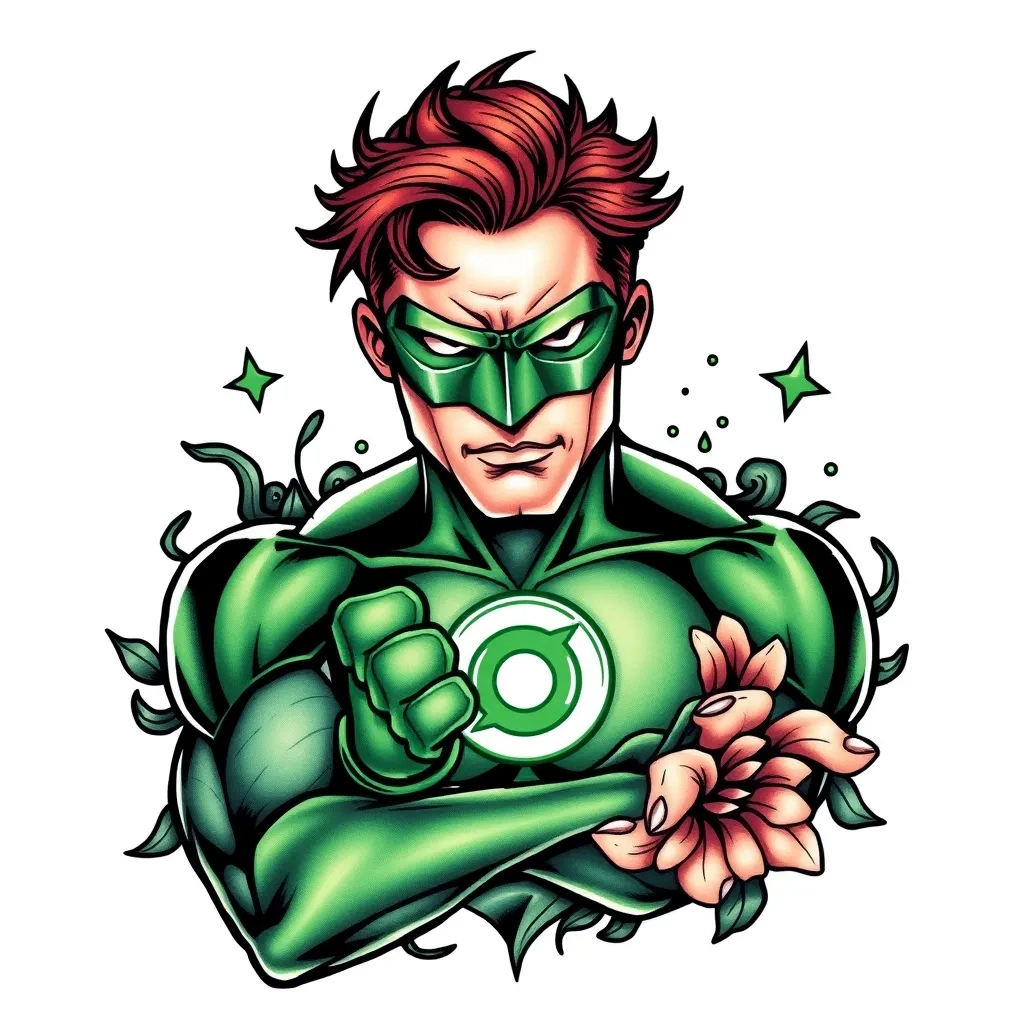 Green Lantern tatuagem