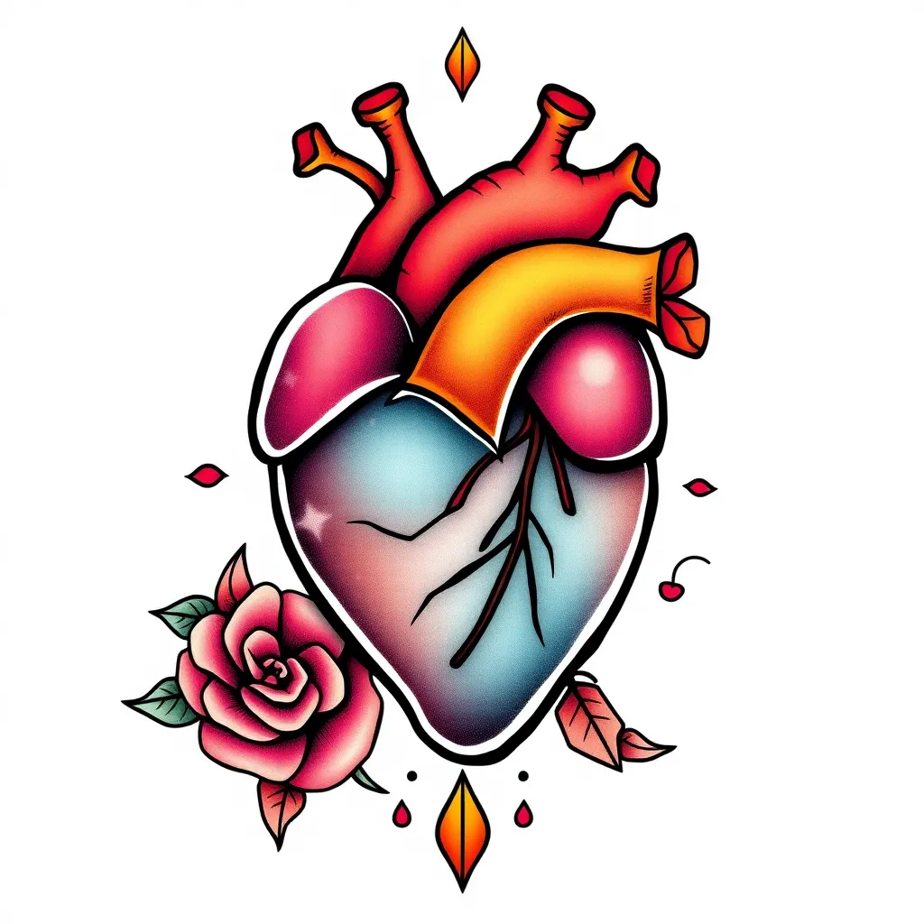 heart tatouage