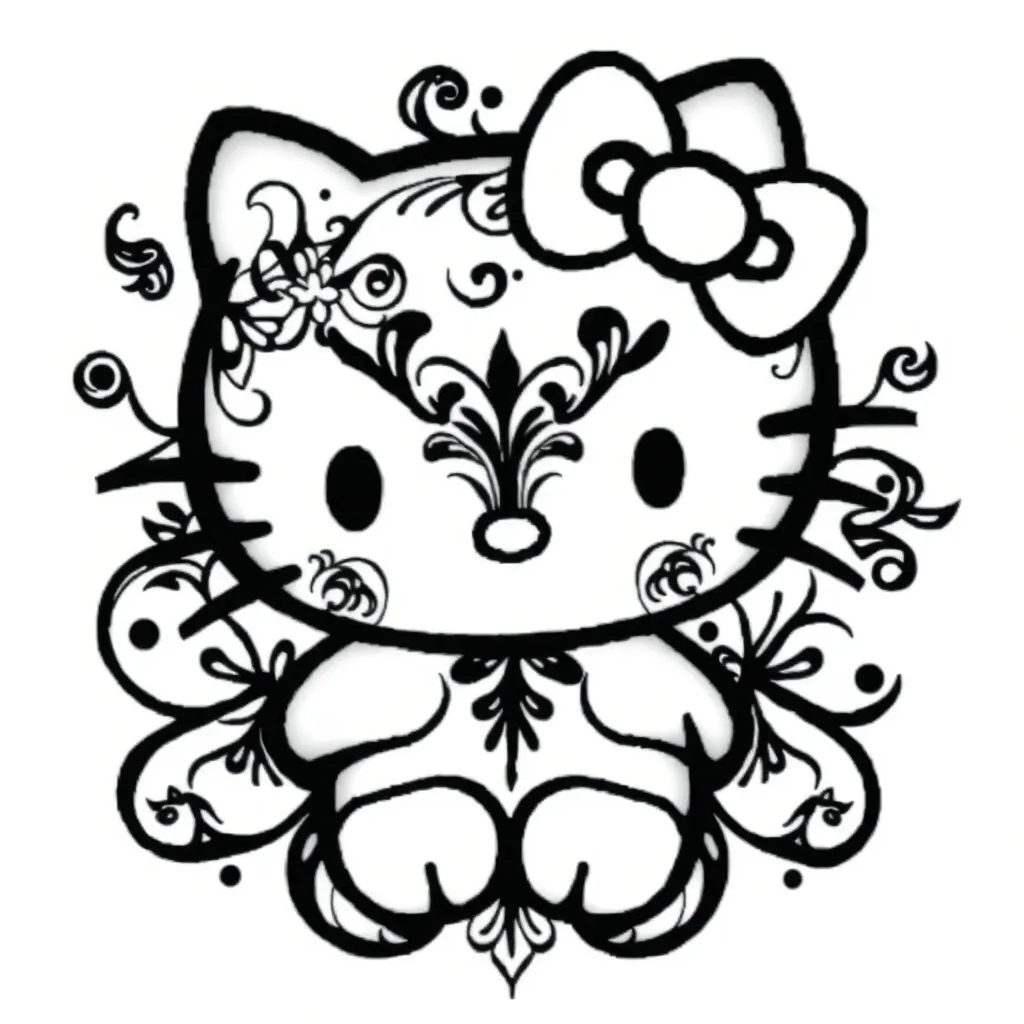 hello Kitty tatouage